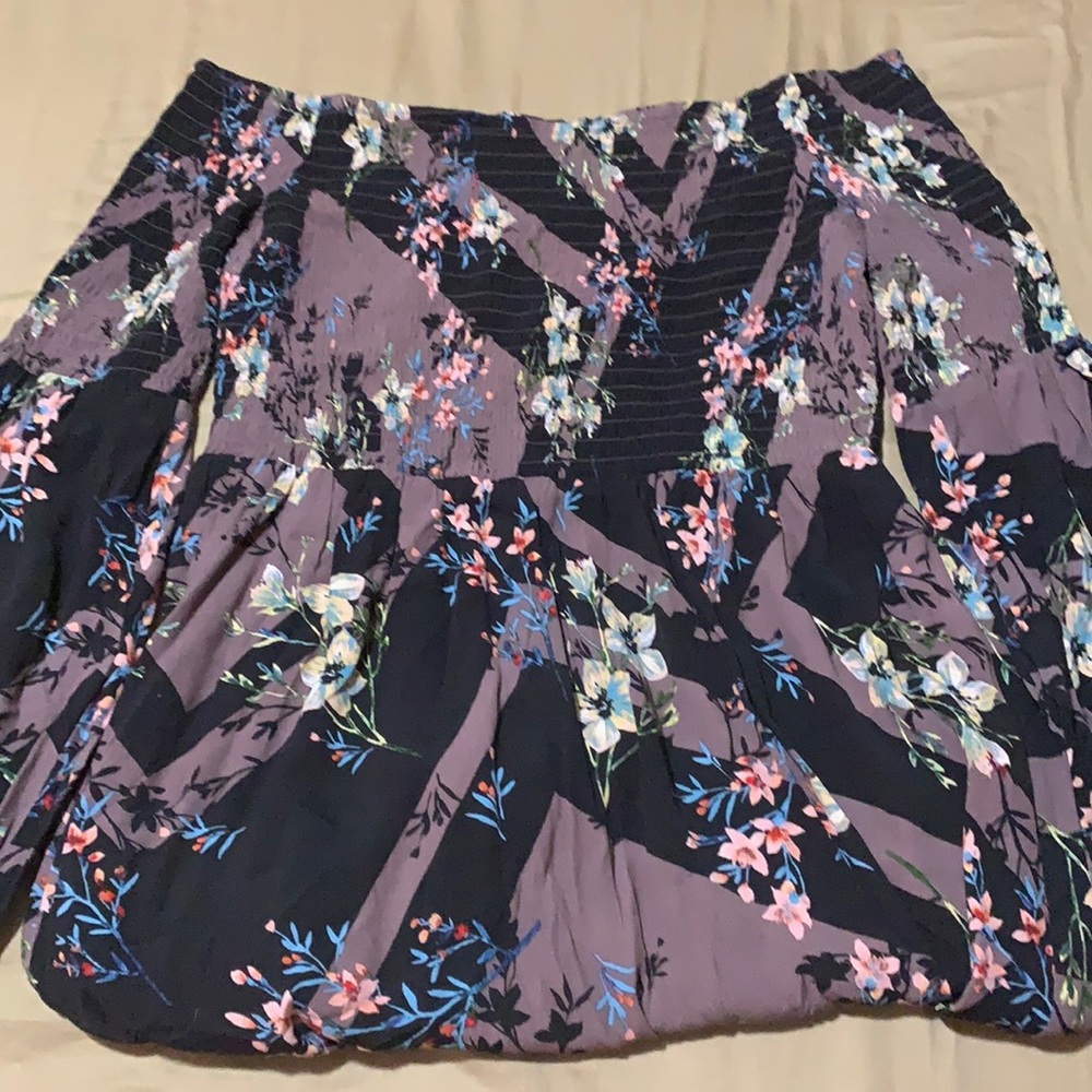 Floral long sleeve dress
